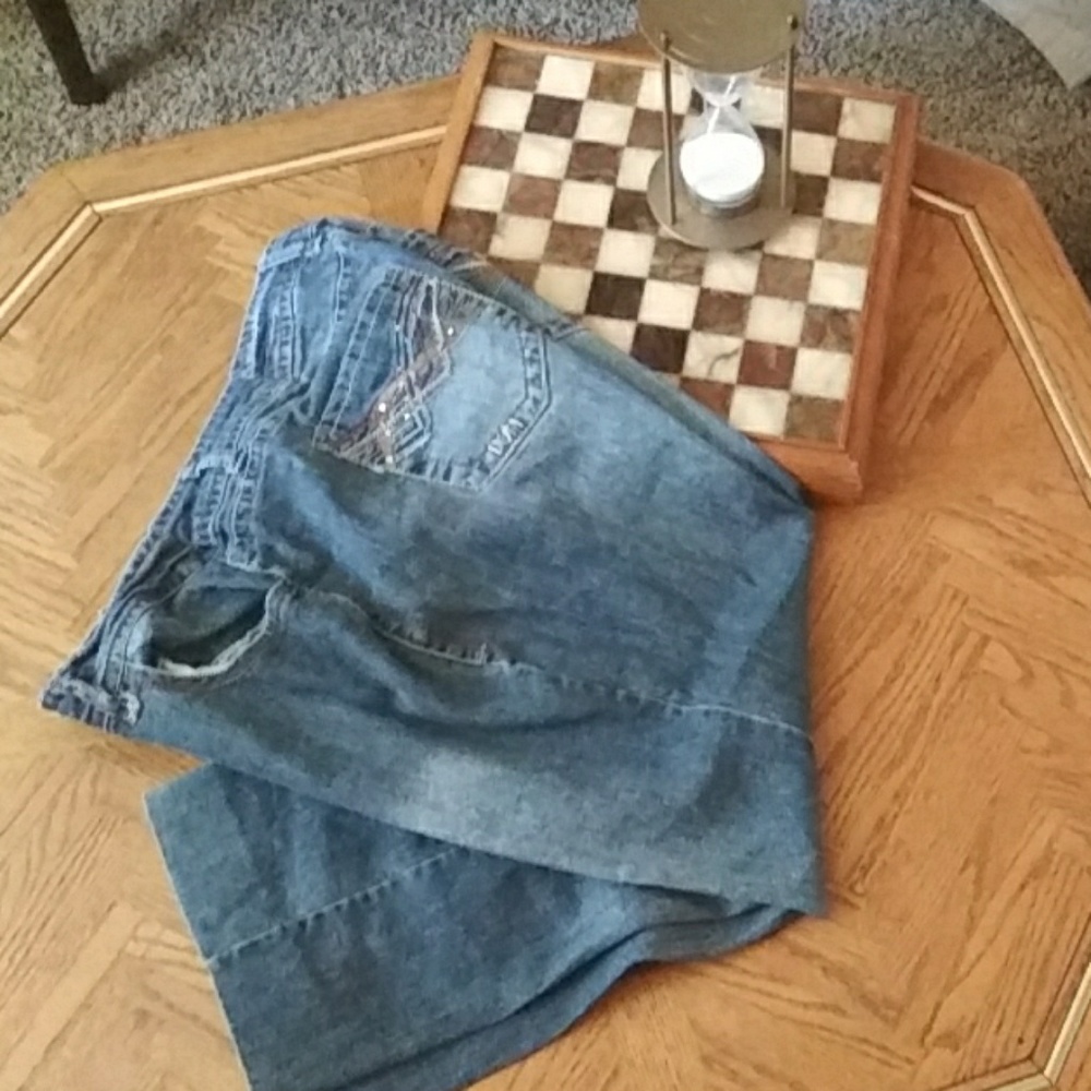 Roz&Ali jeans 25" inseam 40" waist